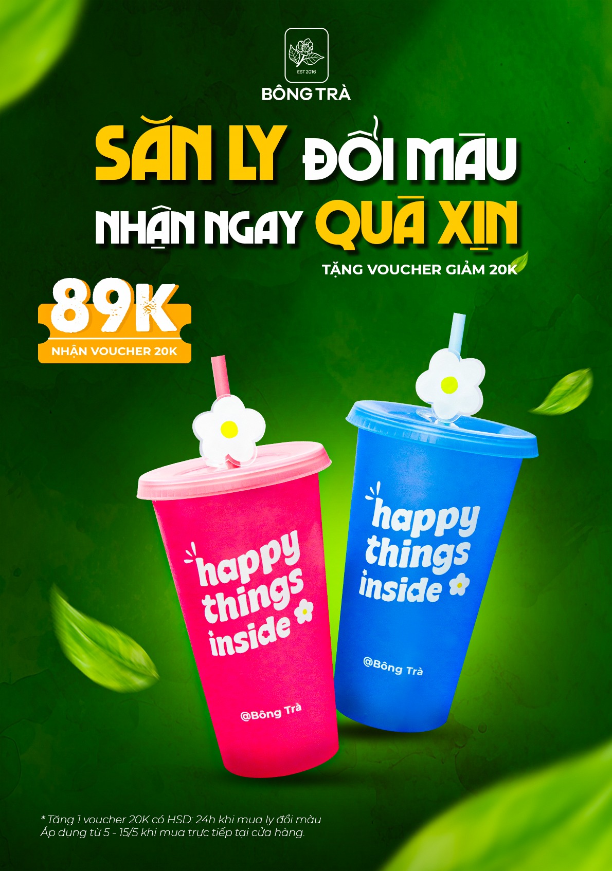 SĂN LY ĐỔI MÀU NHẬN NGAY QUÀ XỊN!